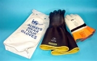 High Voltage Glove Kit 4 - Class 1 Bell Cuff Gloves
