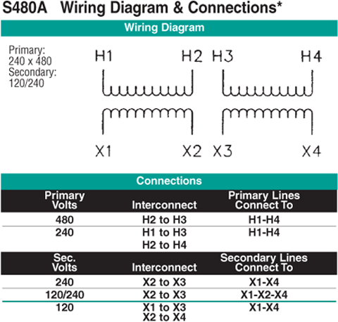 S480A Wiring Diagram