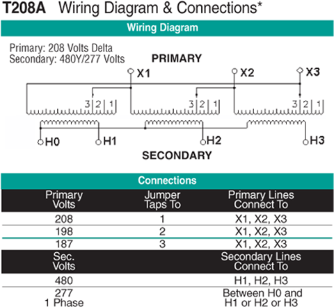 T208A Wiring Diagram