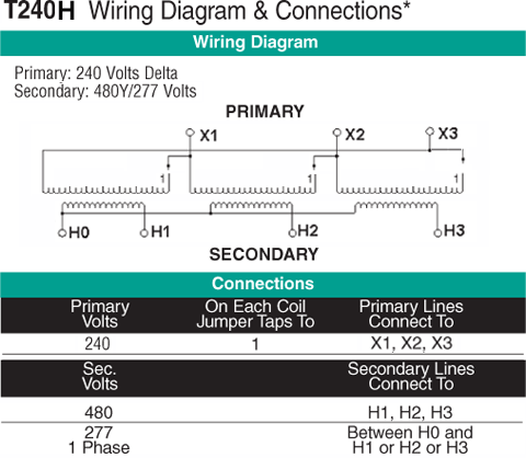 T240H Wiring Diagram