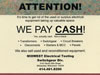 MIDWEST Pays Cash for Electrical Equipment Post Card