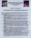 UNLIMITED ELECTRICAL MAINTENANCE PROGRAM Flyer