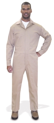 8.7 cal/cm² Khaki Coveralls