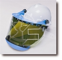 Arc Flash Faceshield with Chin Guard / Slotted Visor / Hard Cap Assembly