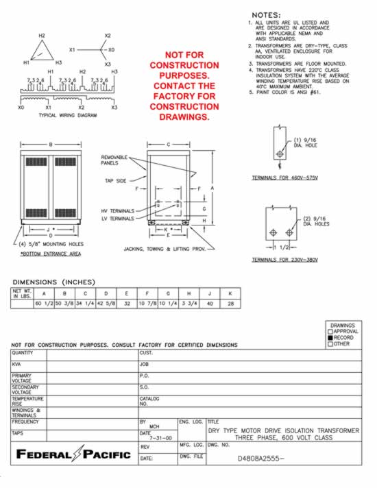 330CFMD Drawing