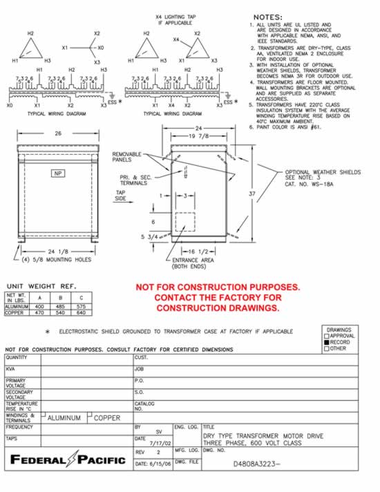 63CFMD Drawing