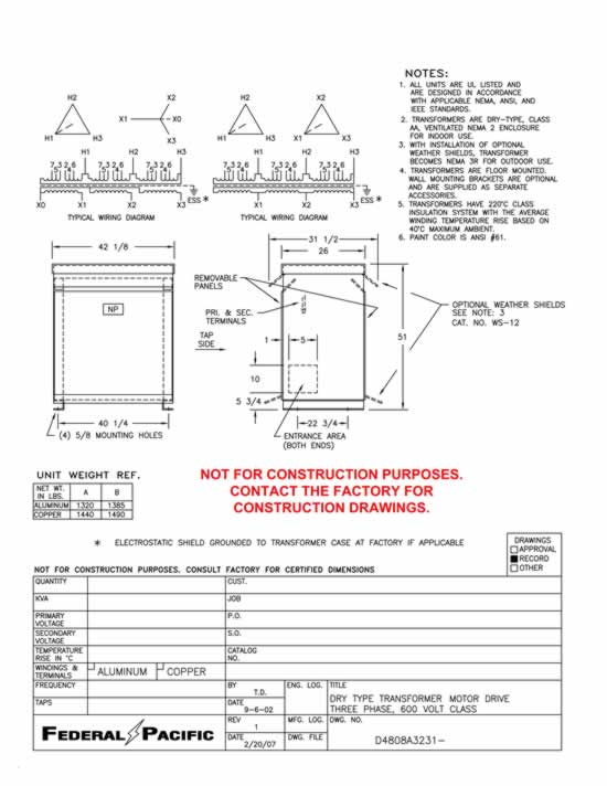 220CFMD Drawing