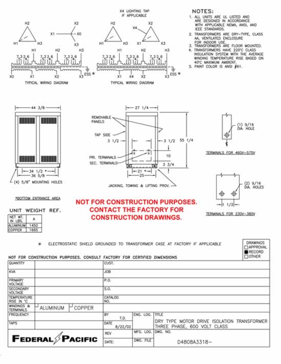 275CFMD Drawing