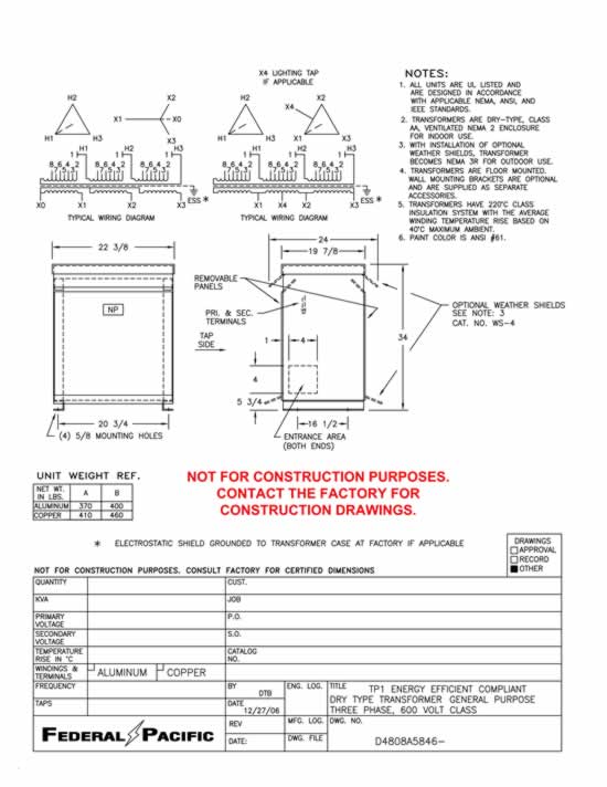 T204H30FE Drawing