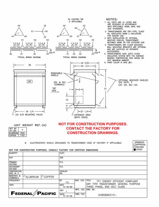 T4T150BSE Drawing