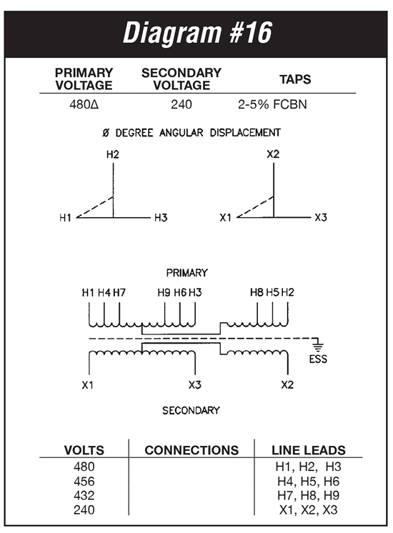 TE482D6FS Wiring Diagram