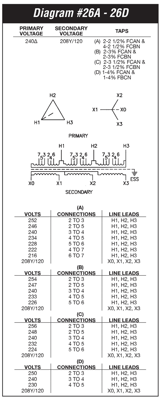 T242B300FSE Wiring Diagram