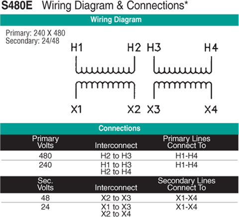 10 KVA Transformer Primary 240x480 Secondary 24/48 ... buck boost wiring and diagram 